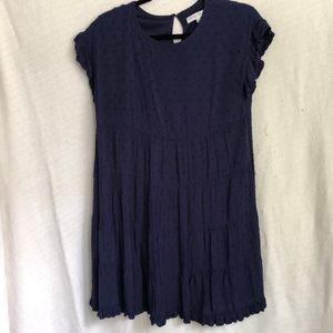 Size small navy blue franchescas summer t shirt dress